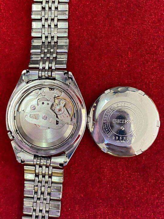 seiko5-actus-ss-23-jewels-automatic-ตัวเรือนสแตนเลส-นาฬิกาผู้ชาย-มือสองของแท้