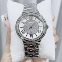 GUESS (U0637L1) (36mm) Satinless Steel Crystal Watch