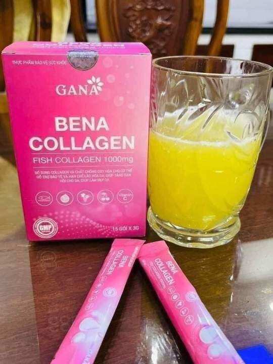 Bena collagen chính hãng công ty Gana hộp 30 gói Lazada.vn