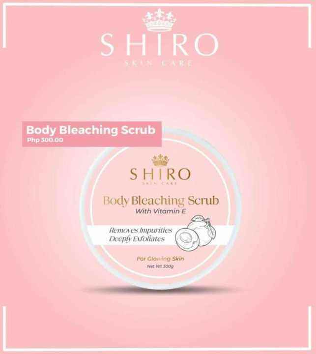 Shiro Body Bleaching Scrub Lazada PH