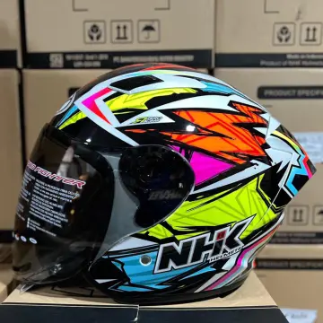 Harga helm nhk full face deals road fighter