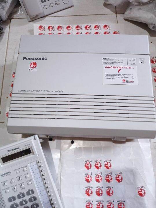 PABX PANASONIC KX-TA308 Paket 4 Unit KX-TS505 + 1 Unit KX-T7730 second ...