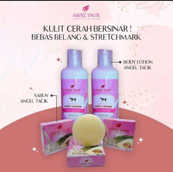 ANG TACIK BODY LOTION WHITENING + SABUN ANGEL TACIK Lazada Indonesia