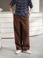 DARK BROWN BASIC PANT