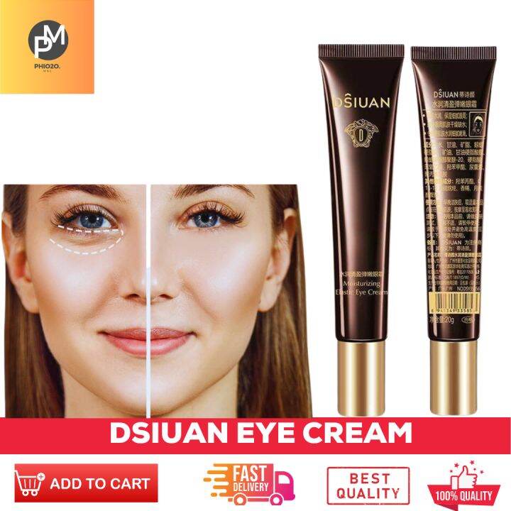 100 Original DSIUAN Eye Cream(20g) Moisturizing Hyaluronic Lifting