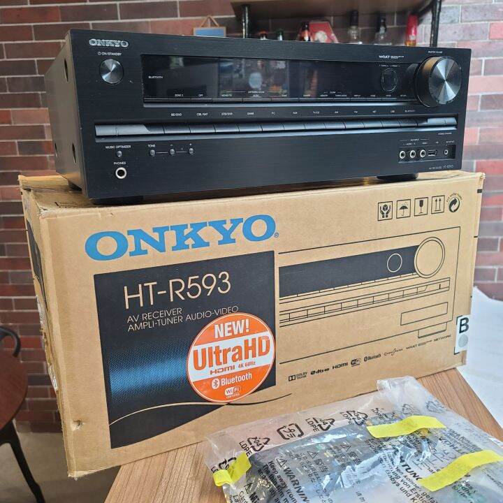 Onkyo HTR593 5.2Channel Home Theater Receiver with WiFi and