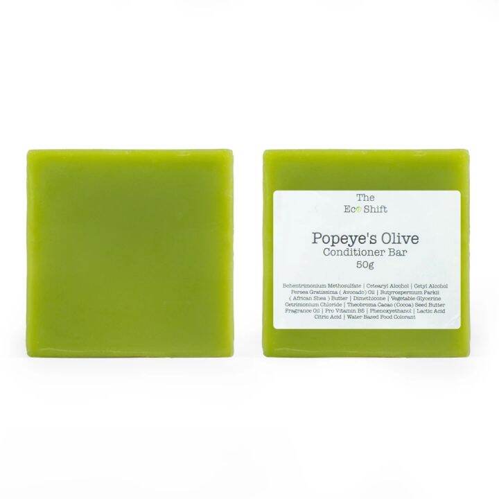 Moisturizing Conditioner Bar The Eco Shift® Popeye's Olive (2 PCS