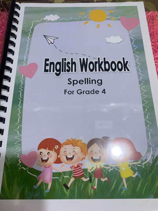 Grade 4 Spelling Workbook (44 pages) Lazada PH