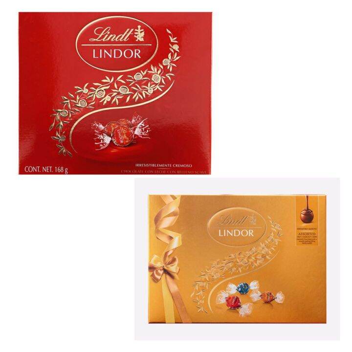 Lindt Lindor Milk Chocolate Assorted Chocolate Truffles 168g Lazada Ph