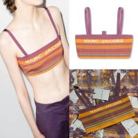 Marc J crop top?(320฿ฟรีส่ง) เสื้อครอปบราสายเดี่ยว ผ้าไหมพรมทอลายสีสลับ งานดีมาก ทรงสวย สีสันสดใสน่ารักสุดๆ ใส่แมทช์คู่กับกางเกงอะไรก็คือปัง