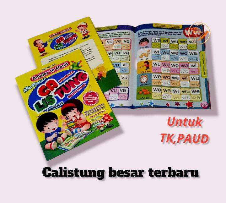 Buku CALISTUNG BESAR Terbaru Untuk PAUD TK | Lazada Indonesia