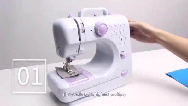 【Hot Sale】 12-needle electric sewing machine portable mini knitting
