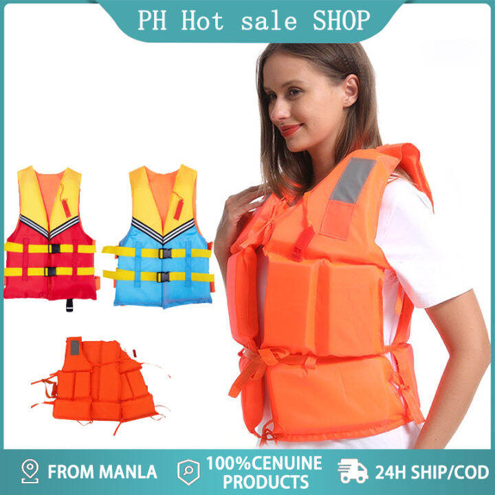 Life vest Jacket Reflectorized Vest For Adult Kids Safety Life Vest ...