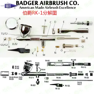 Badger Airbrush Parts