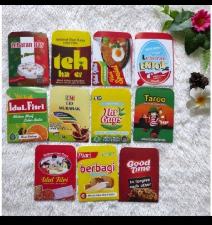 Amplop Lebaran Isi Lembar Motif Snack Random Lazada Indonesia