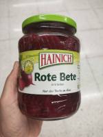 Hainich Rote Bete In Scheiben 670g.บีทรูทชนิดแผ่น   สำหรับเพิ่มรสชาติอาหาร670g.