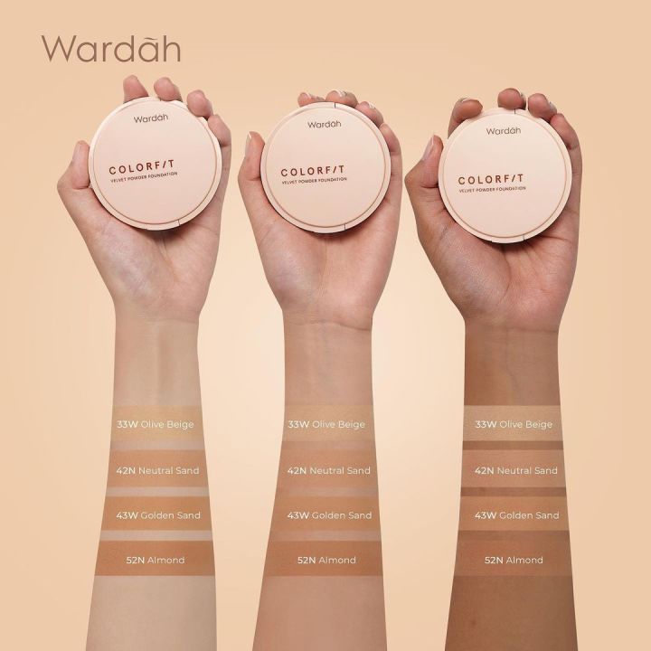 Ready Wardah Colorfit Velvet Powder Foundation Lazada Indonesia