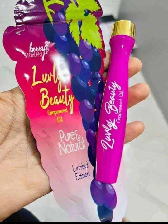 LUVLY BEAUTY GRAPESEED OIL 🍇 by Berry Stoberry Lazada