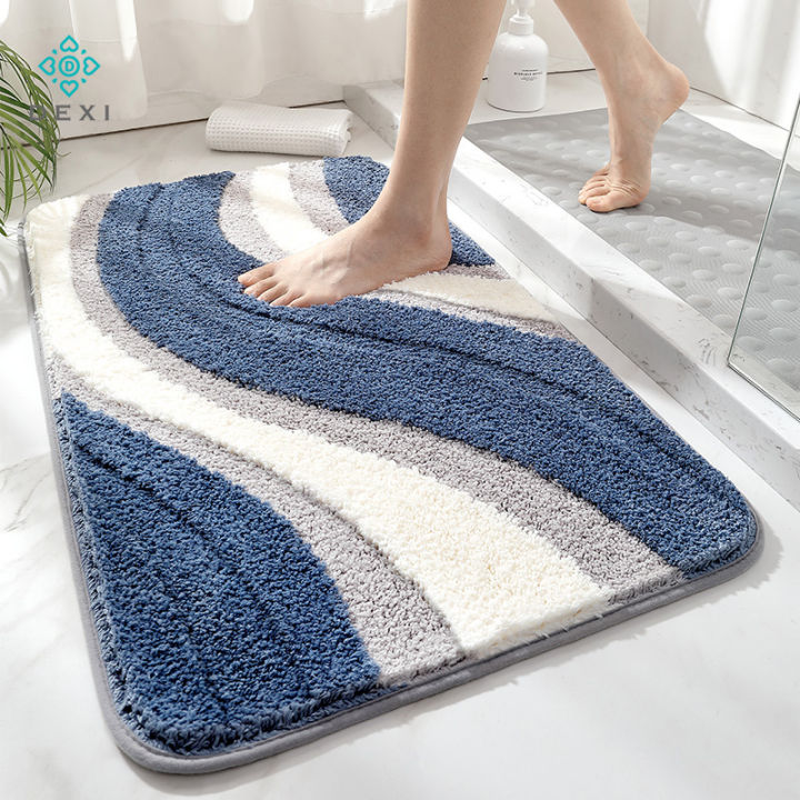 Bath Mat 40 X 60 Cm,non Slip Bathroom Mat,absorbent And Soft