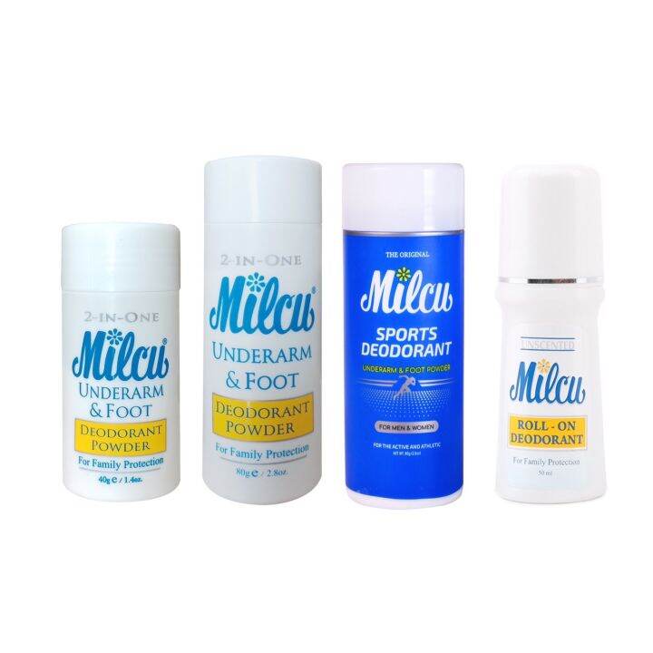 Milcu Deodorant Powder, Sports Deodorant for Men and Women, Rollon