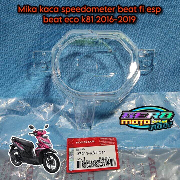 mika kaca speedometer beat ECO beat fi esp k81 37211K81N01 original