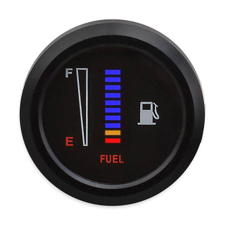 Universal 52mm 12V/24V Car Motorcycle Fuel Level Meter Gauge Work