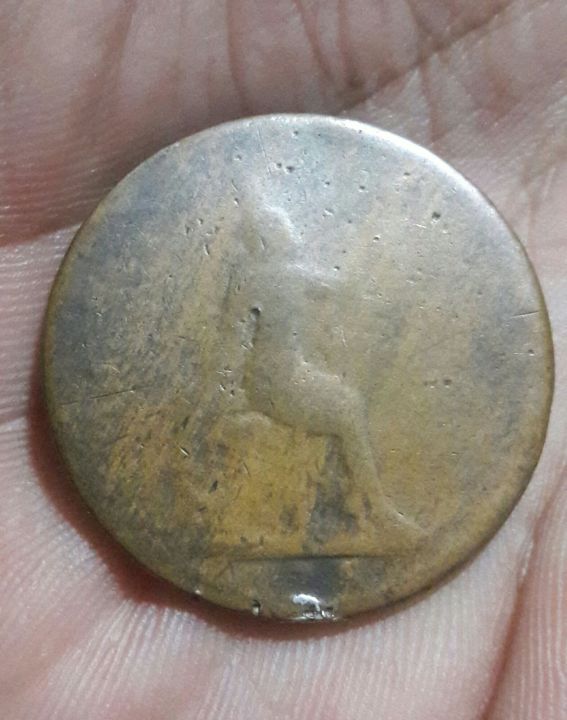 เหรียญสะสมเหรียญเก่าโบราณ-หนึ่งอัฐ-ss-5-ผ่านการใช้งานมากตามปก