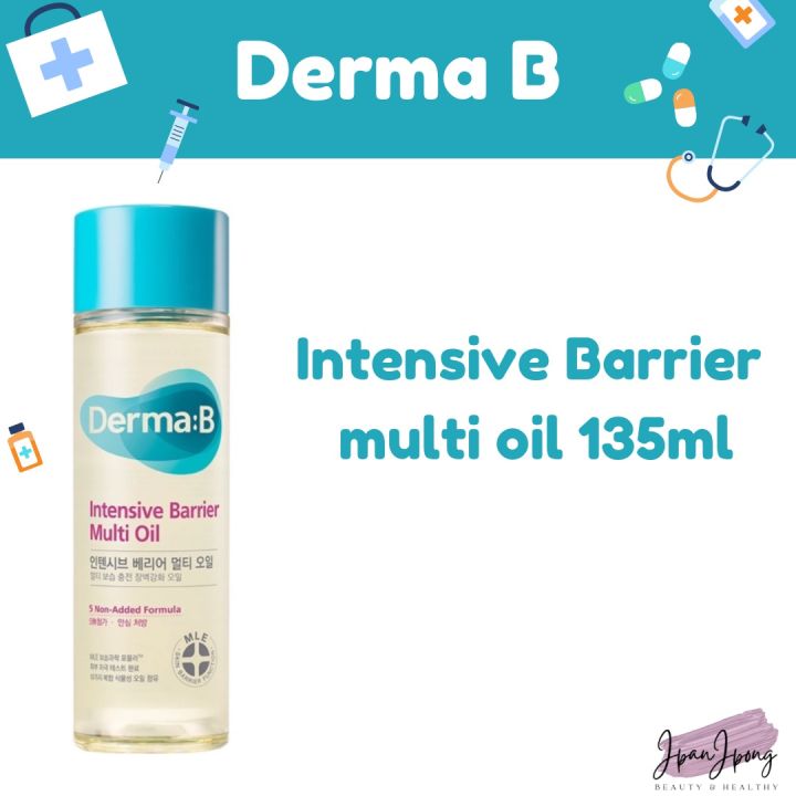 พร้อมส่ง/exp.2025 Derma B intensive barrier multi oil 135ml