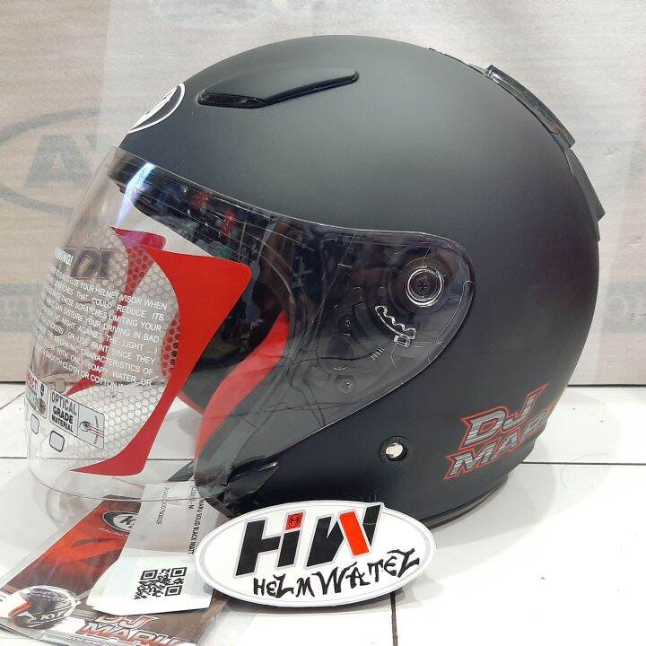 HELM KYT DJ MARU HITAM DOP Lazada Indonesia