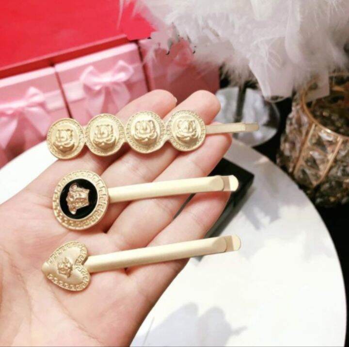 Tổng hợp 53 về kẹp tóc versace mới cập nhật 29 SET KẸP TÓC VERSACE KIM LOẠI | Lazada.vn
