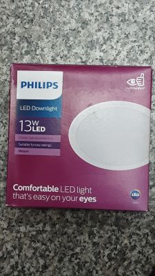 ดาวไลท์ LED กลม PHILIPS LED DOWNLIGHT 13W LED COOL WHITE