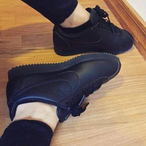 nike cortez all black mens