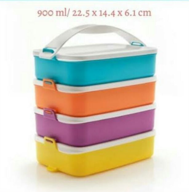 Tupperware Bento click ปิ่นโตคลิ้ก4ชั้น