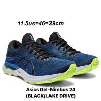 รองเท้าวิ่งชาย Asics Gel-Nimbus 24 สีน้ำเงินเข้ม (1011B359-003) ของแท้?% มือ 1 พร้อมกล่อง