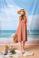 Doughnut dress in Caramel (สีน้ำตาล)