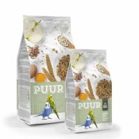 PUUR Budgie 750 กรัม ( ถุงเขียว ) อาหารนกหงษ์หยก ธัญพืช ผลไม้รวม มากกว่า 31ชนิด สารอาหารครบถ้วน บำรุงขนและช่วยระบบย่อย (750g.)