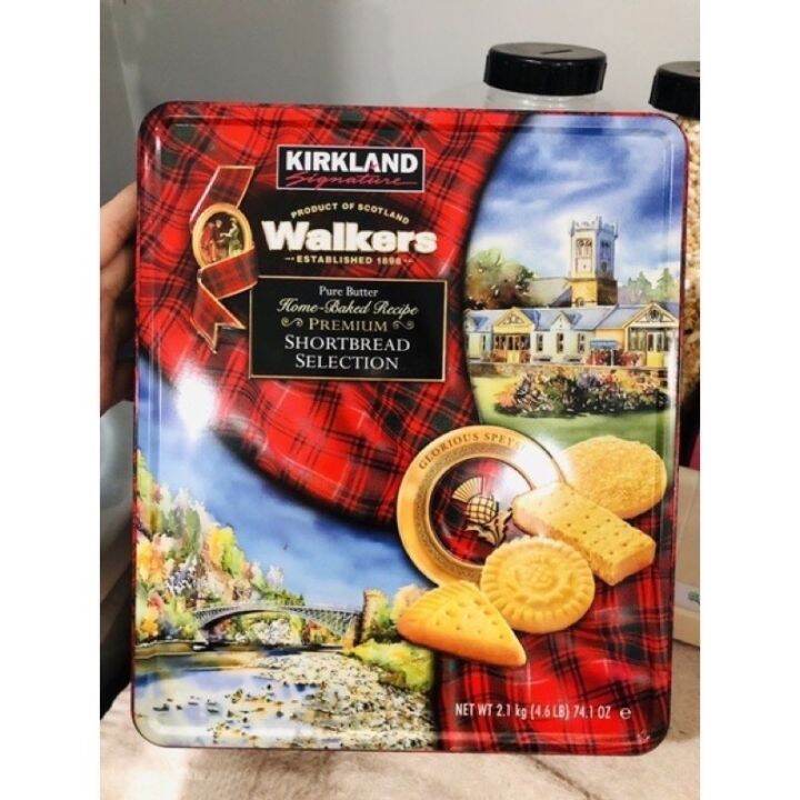 BÁNH QUY BƠ CAO CẤP KIRKLAND SIGNATURE WALKERS PREMIUM SHORTBREAD SELECTION 2.1KG Lazada.vn