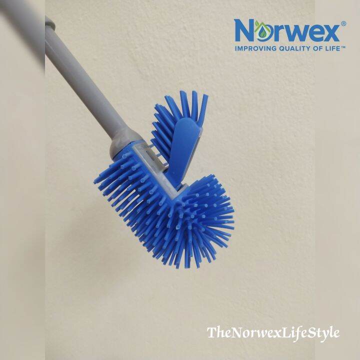 Norwex Ergonomic Toilet Brush with Holder Original Lazada