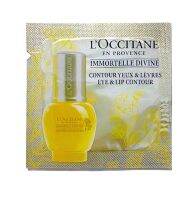 LOccitane Immortelle Divine Eye &amp; Lip Contour 1.5ml (EXP 04/2024)เซรั่มบำรุงรอบดวงตาและริมฝีปาก ของแท้?%ขนาดซองทดลอง