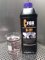 น้ำยา C FOX  M-201 ขนาด ( 1 L ) ขัดเงา/ทำความสะอาด ใช้กับเครื่องเขย่าและเครื่องพ่นทรายระบบน้ำ