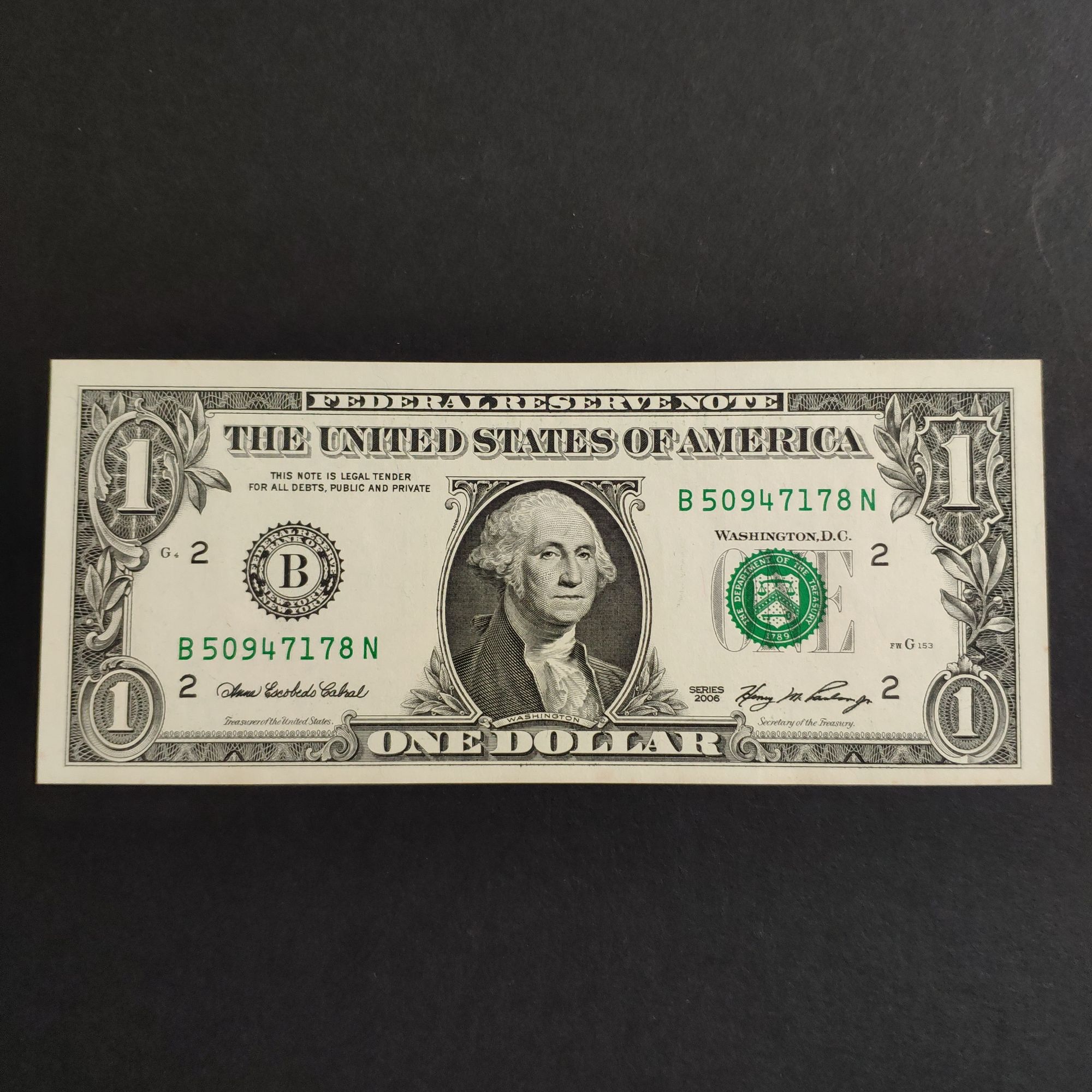 United States USA 1 Dollar 2006 P-523a Series K Banknotes UNC Dallas 