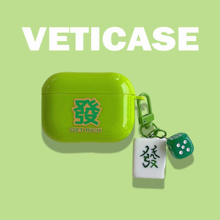 Rich Mahjong Earphone Case for Apple AirPods Pro Gen 1 2 3 Pro Pro2 New