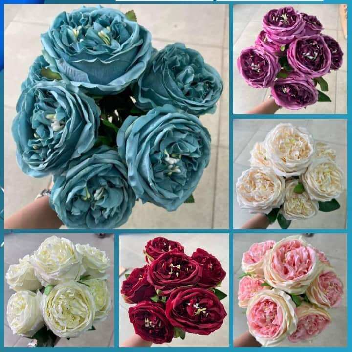 Artificial Cabbage Rose Flowers Lazada PH