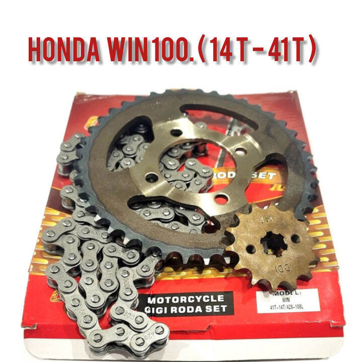 GEAR SET HONDA WIN / CHAIN DRIVE HONDA WIN / GIGI TARIK HONDA WIN