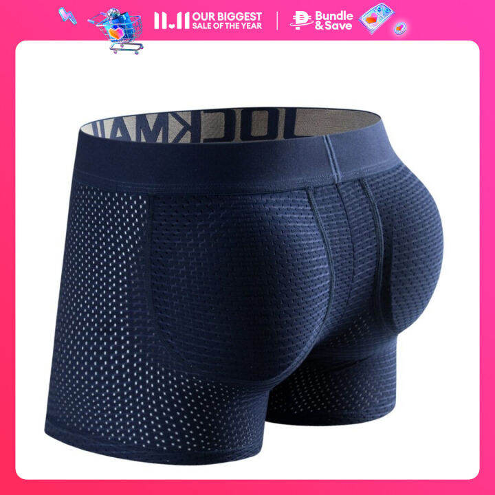JOCKMAIL Athletic Supporter Men Boxer 3D Padded Bike Bicycle MTB