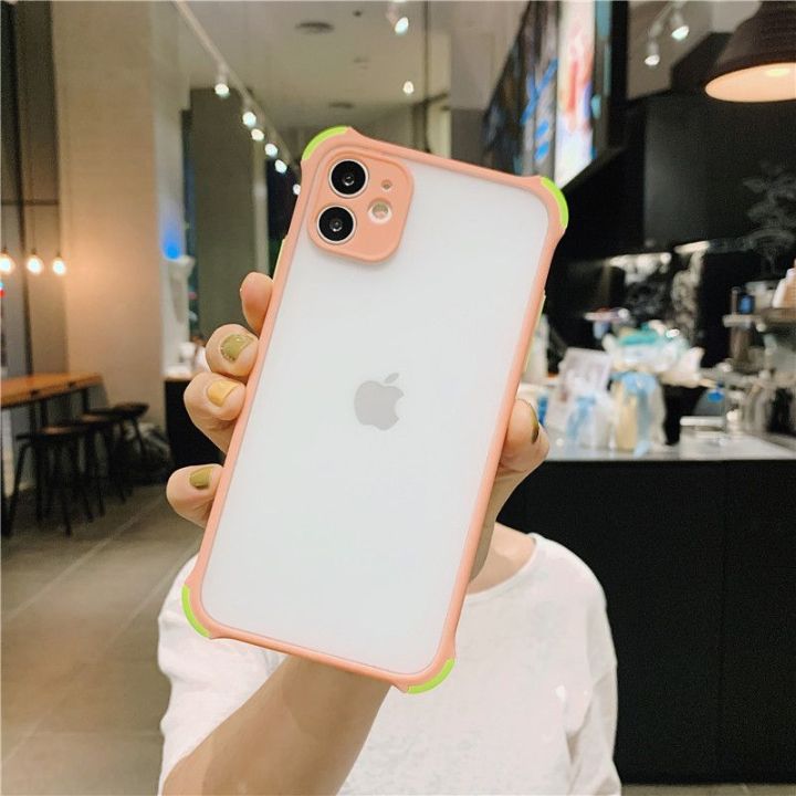 พร้อมส่งในไทย-9สี-เคสขอบนิ่มหลังแข็งขุ่นคลุมกล้อง-for-iphone-6-iphone-6plus-iphone-7-iphone-8-iphone-7plus-iphone-8plus-iphone-se-2020-iphone-x-xs-iphone-xr-iphone-xsmax-iphone