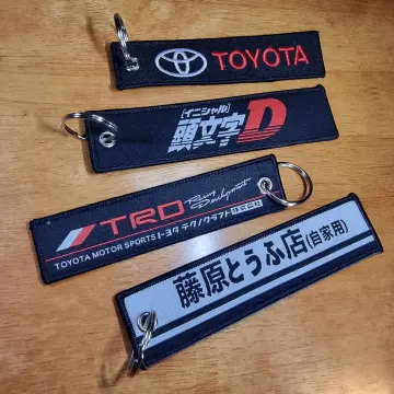 Spoon Sports JDM Keychain Jet Tag Key Ring Navy