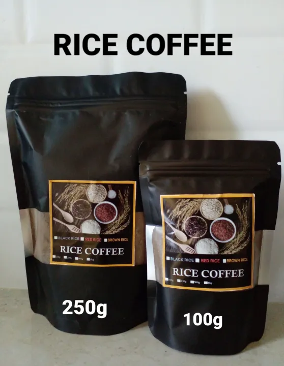 RICE COFFEE (250g) Blend of Roasted Black/Brown/Red Rice) Lazada PH