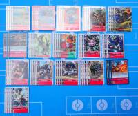 Digimon Card Game BT14 Blast Ace Complete Set CUR+SR แดง