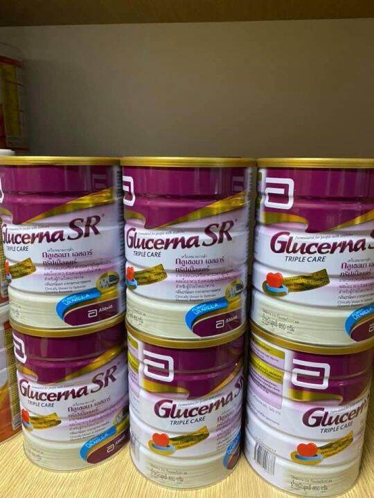 glucerna-sr-กลูเซอร์นา-เอสอาร์-850-กรัม-อาหารเสริมสำหรับ-เบาหวาน